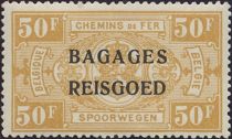 Railway - overprinted Bagages Reisgoed