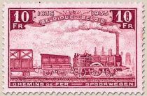 Railway Stamp: 100 year Belgian Railways