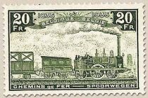 Railway Stamp: 100 year Belgian Railways