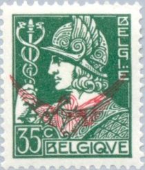 Mercury - Mercurius Overprint Winged Wheel