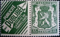 PUB Publibel (carnets) + Coat of Arms 35ct