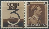 PUB Oostende-Dover + King Leopold III 70ct