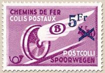 Railway Stamp: Winged Wheel with Surcharge