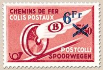 Railway Stamp: Winged Wheel with Surcharge