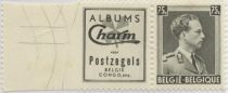 PUB Charm Postzegels + King Leopold III 75ct