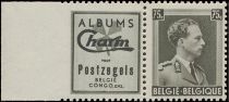 PUB Charm Postzegels + King Leopold III 75ct