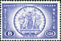 Railway Stamp : International Railway Congres Brussels