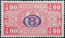 Railway Stamp: Overprint B in Oval