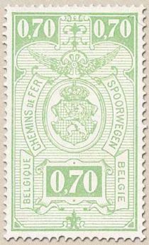 Railway Stamp: Numeral in Rectangle IV