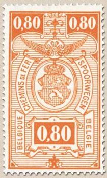 Railway Stamp: Numeral in Rectangle IV