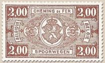 Railway Stamp: Numeral in Rectangle IV