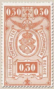 Railway Stamp: Numeral in Rectangle IV