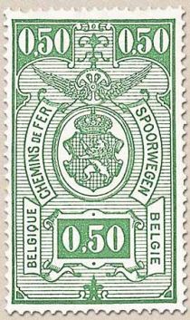 Railway Stamp: Numeral in Rectangle IV