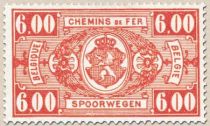 Railway Stamp: Numeral in Rectangle IV