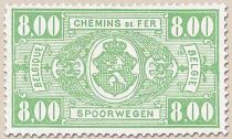 Railway Stamp: Numeral in Rectangle IV