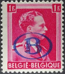 King Leopold III with Overprint B in Oval