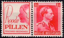 PUB Roode pillen (woman) + King Leopold III 1F