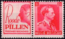 PUB Roode pillen (man) + King Leopold III 1F