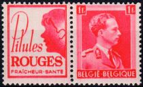 PUB Pillules rouges (child) + King Leopold III 1F