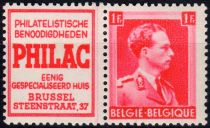 PUB Philac (Dutch) + King Leopold III 1F