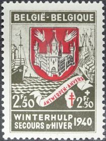 First Winter Relief. Coat of Arms - Antwerp