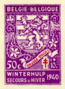 Second Winter Relief Unicolor Imperforate Bruges