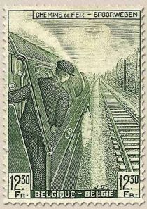 Railway Stamp: Engine driver