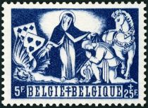 Holy Genevieve of Brabant and the Knight to the cards