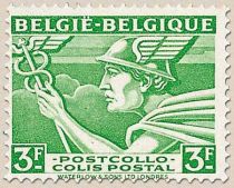 Parcel Post: Mercury - "Belgie - Belgique"