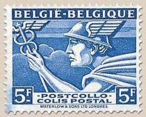 Parcel Post: Mercury - "Belgie - Belgique"