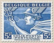 Parcel Post: Mercury - "Belgique - Belgie"