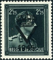 King Leopold III (1901-1983) - Overprinted