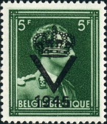 King Leopold III (1901-1983) - Overprinted