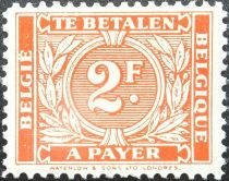 Numeral with Oak Leaves - "TE BETALEN" at Top