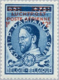 Overprinted 'LUCHTPOST-POSTE ARIENNE'