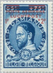 Overprinted 'POSTE AERIENNE-LUCHTPOST'