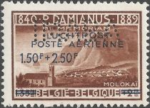 Overprinted 'LUCHTPOST-POSTE ARIENNE' - Perfins