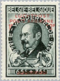 Overprinted 'LUCHTPOST-POSTE ARIENNE'