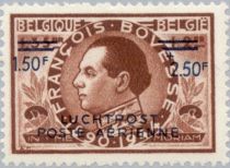 Overprinted 'LUCHTPOST-POSTE ARIENNE'