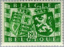 Coat of Arms of Belgium and Great-Brittain