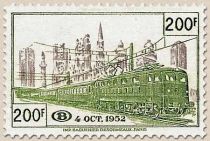 Railway Stamp: 1 year North-South connection Brussels