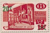 Railway Stamp: Shipping of the Parcel - Surcharged