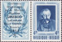 Emile Verhaeren (1855-1916) + Label - Overprinted