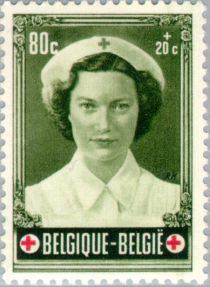 Princess Joséphine-Charlotte (1927-2005) as a Nurse