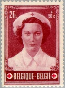 Princess Joséphine-Charlotte (1927-2005) as a Nurse