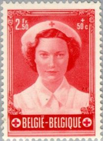 Princess Joséphine-Charlotte (1927-2005) as a Nurse