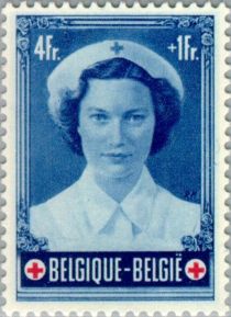 Princess Joséphine-Charlotte (1927-2005) as a Nurse