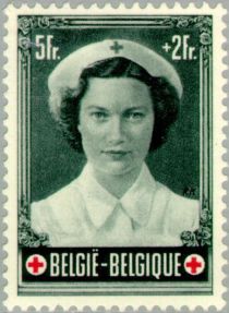 Princess Joséphine-Charlotte (1927-2005) as a Nurse