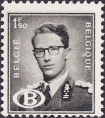 King Baudouin type "Marchand" with B in oval