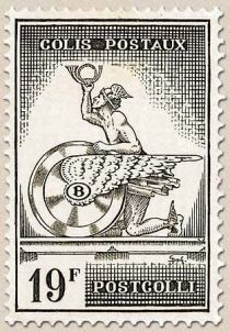 Railway Stamp: Mercurius with Postal Horn